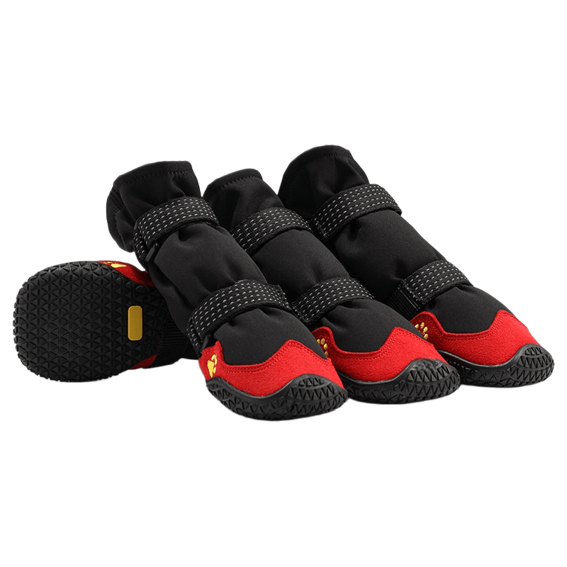 Waterproof Dog Boots with Anti-Slip Rubber Sole & Reflective Straps - All-Weather Paw Protectors