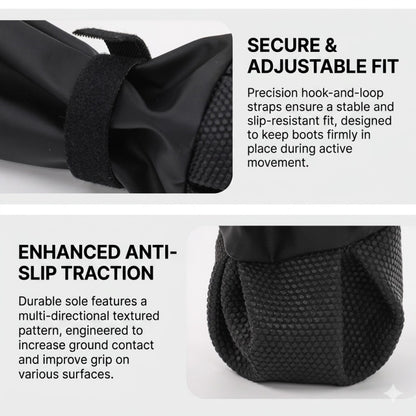 Adjustable Dog Suspender Boots - Water-Resistant Pet Leggings with Anti-Slip Paw Protection