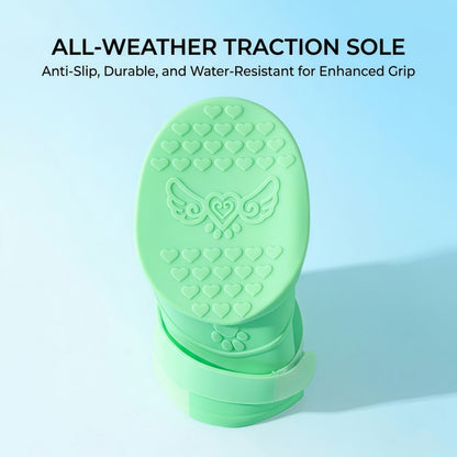 Waterproof Dog Rain Boots - Anti-Slip Silicone Paw Protectors with Adjustable Straps