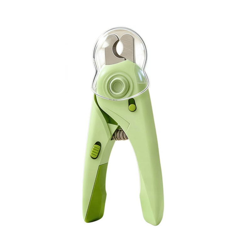 Professional Pet Nail Clipper with LED Light & Nail Catcher - Ergonomic Cat & Dog Grooming Trimmer