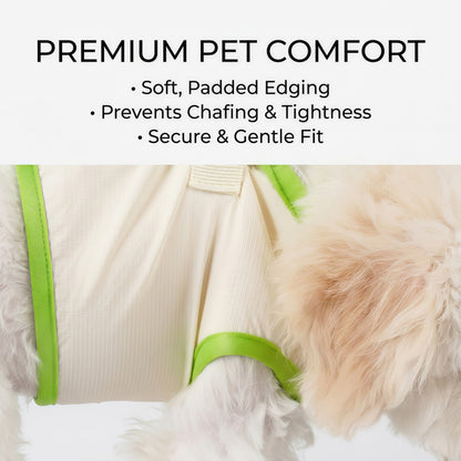 Breathable Pet Grooming Hammock Sling with Alloy Hooks & Adjustable Straps for Dogs and Cats