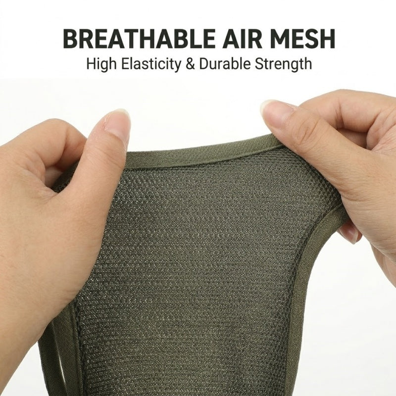 Breathable Mesh Pet Grooming Hammock Sling with Stainless Steel Hooks for Dogs & Cats - Safe Nail Trimming, Bathing, and Eye/Ear Care