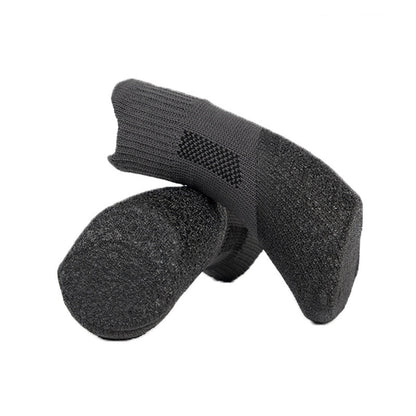Breathable Mesh Knit Dog Socks with Anti-Slip Waterproof Latex Sole & Adjustable Strap