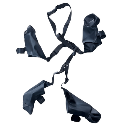 Adjustable Dog Suspender Boots - Water-Resistant Pet Leggings with Anti-Slip Paw Protection