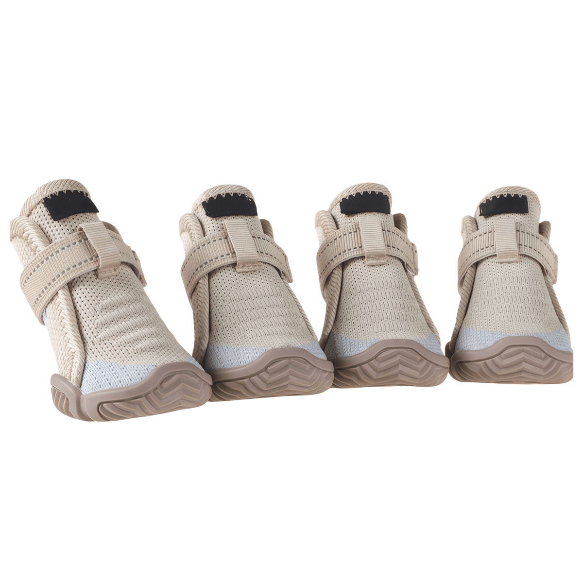 Breathable Knit Mesh Dog Boots with Anti-Slip Rubber Sole and Reflective Straps