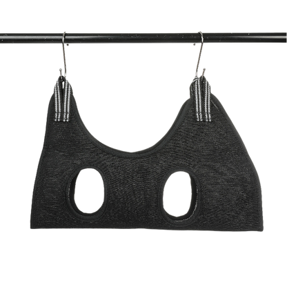 Breathable Mesh Pet Grooming Hammock Sling with Stainless Steel Hooks for Dogs & Cats - Safe Nail Trimming, Bathing, and Eye/Ear Care