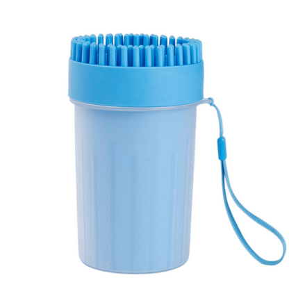 Portable Dog Paw Cleaner Cup with Soft Silicone Bristles, Manual Muddy Foot Washer for Small & Large Dogs
