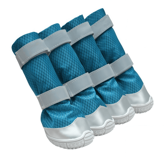 All-Weather Tall Dog Boots | Water-Resistant Anti-Slip Paw Protectors with Reflective Straps