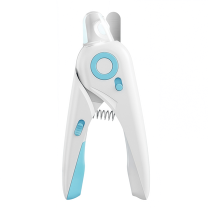 Professional Pet Nail Clipper with LED Light & Nail Catcher - Ergonomic Cat & Dog Grooming Trimmer