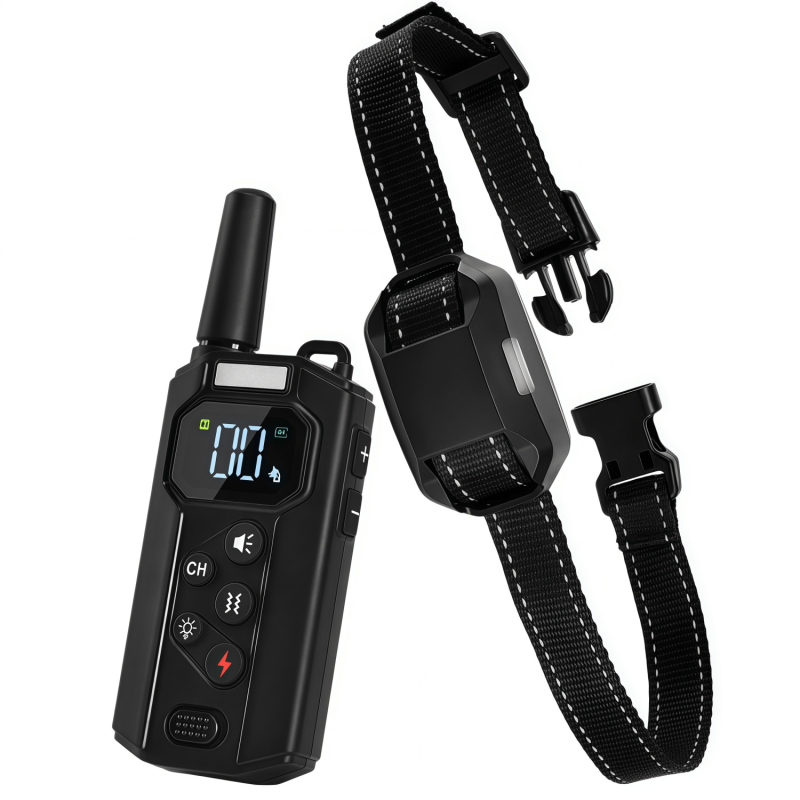 Rechargeable Dog Training Collar with Remote - 2600ft / 800m Control Range, 3 Training Modes