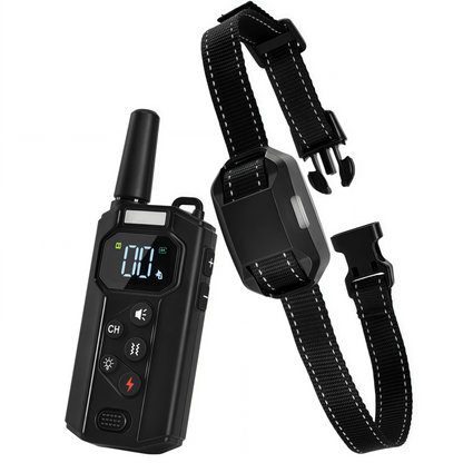 Rechargeable Dog Training Collar with Remote - 2600ft / 800m Control Range, 3 Training Modes