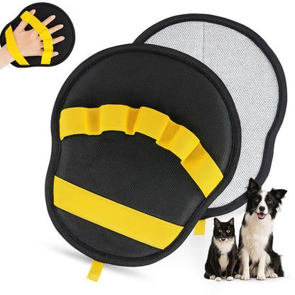 Reusable Pet Hair Remover Glove, Electrostatic Dual-Directional Fabric Lint Mitt for Couch, Furniture, Carpet, Bedding & Clothing