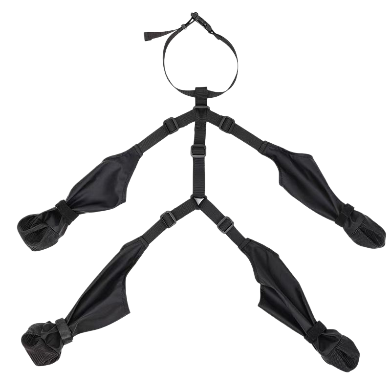 Adjustable Dog Suspender Boots - Water-Resistant Pet Leggings with Anti-Slip Paw Protection