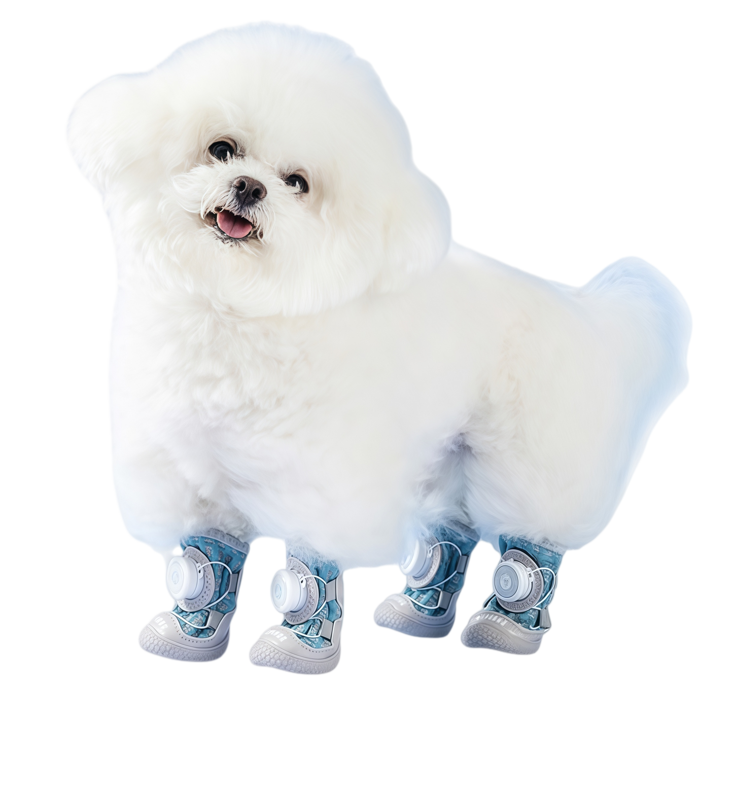 Adjustable Breathable Mesh Dog Boots with Quick-Dial Lacing and Anti-Slip Sole