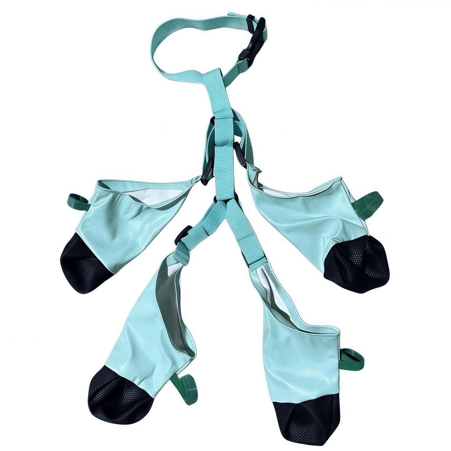 Adjustable Dog Suspender Boots - Water-Resistant Pet Leggings with Anti-Slip Paw Protection