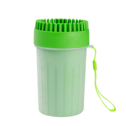 Portable Dog Paw Cleaner Cup with Soft Silicone Bristles, Manual Muddy Foot Washer for Small & Large Dogs