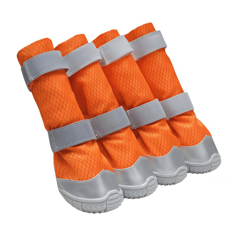 All-Weather Tall Dog Boots | Water-Resistant Anti-Slip Paw Protectors with Reflective Straps
