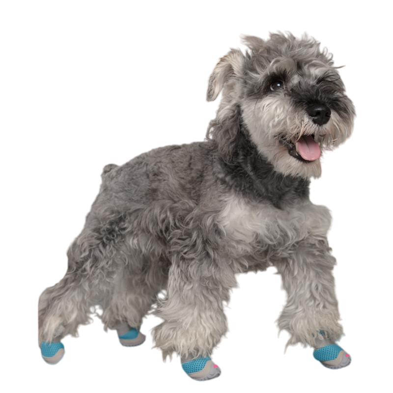 Breathable Mesh Dog Shoes with Non-Slip Rubber Sole, Adjustable Paw Protectors