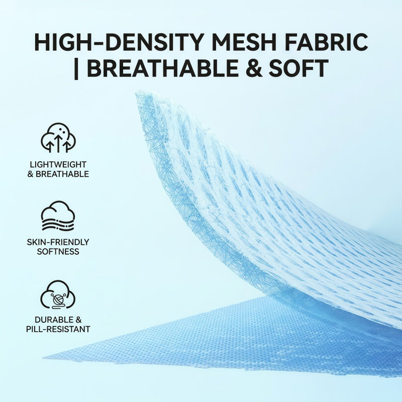 Breathable Mesh Pet Grooming Hammock Harness for Cats & Small Dogs with Adjustable Leg Straps, Light Blue