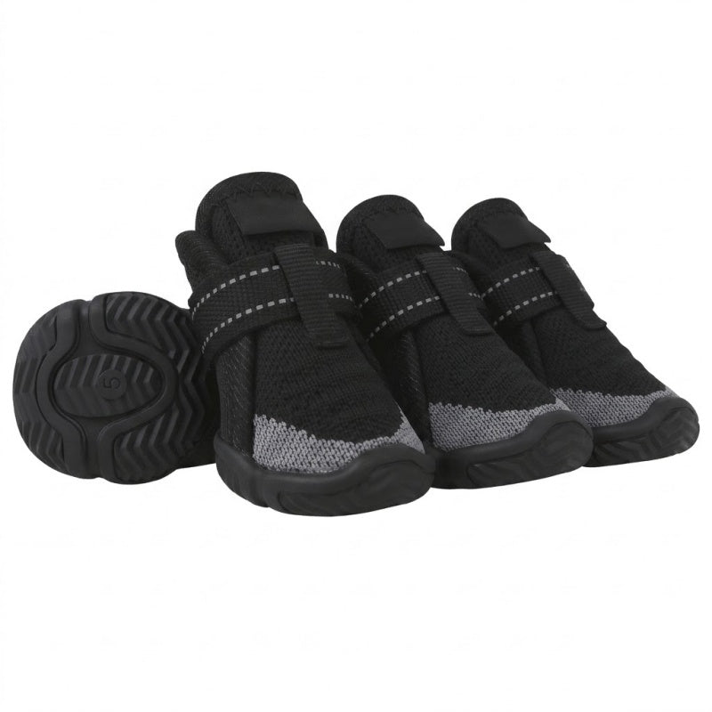 Breathable Knit Mesh Dog Boots with Anti-Slip Rubber Sole and Reflective Straps
