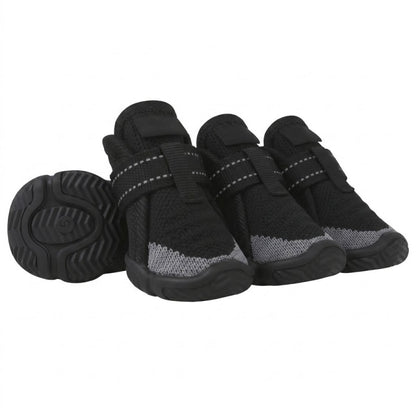 Breathable Knit Mesh Dog Boots with Anti-Slip Rubber Sole and Reflective Straps