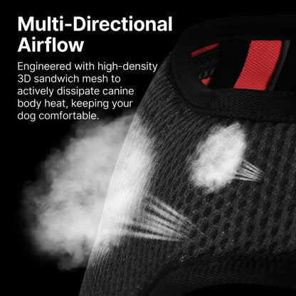 Reflective No-Pull Dog Harness with Control Handle and Leash Set - Adjustable Breathable Padded Pet Vest for Small Medium Large Dogs