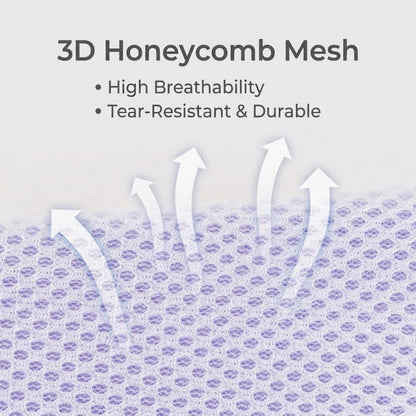 Breathable Pet Grooming Hammock Sling with Alloy Hooks & Adjustable Straps for Dogs and Cats