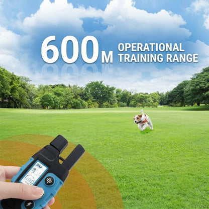 Rechargeable Dog Training Collar with Remote - 600M (2000FT) Range, IP67 Waterproof, 3 Training Modes (Beep, Vibration, Static), Fits 8-150 lbs Dogs