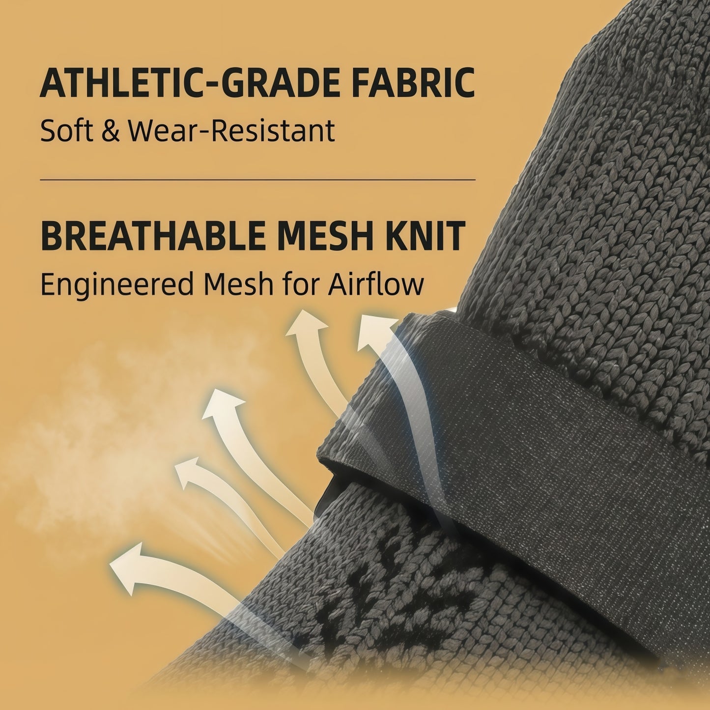 Breathable Mesh Knit Dog Socks with Anti-Slip Waterproof Latex Sole & Adjustable Strap