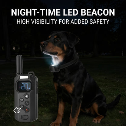 Rechargeable Dog Training Collar with Remote - 2600ft / 800m Control Range, 3 Training Modes